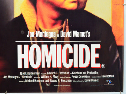 Homicide (Bottom Right) Cinema Quad Movie Poster 