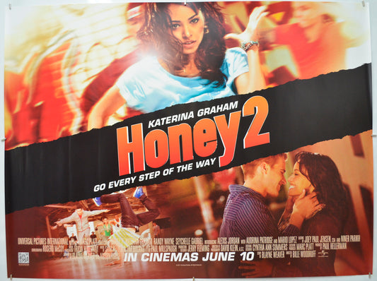 Honey 2  Original Quad Poster - Film Poster - Movie Poster