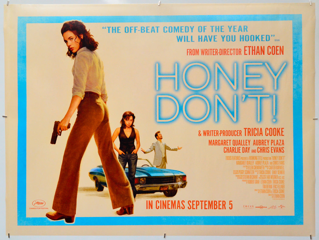 Honey Don't - Original Quad Poster - Film Poster - Movie Poster