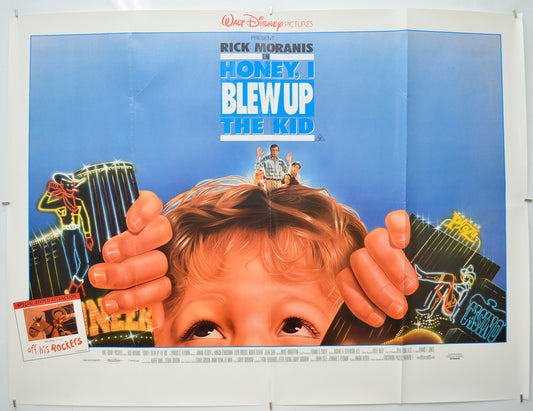 Honey, I Blew Up The Kid Original Quad Poster - Film Poster - Movie Poster