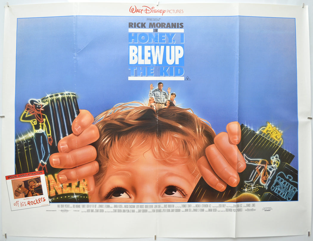 Honey, I Blew Up The Kid Original Quad Poster - Film Poster - Movie Poster