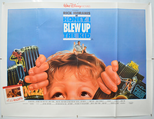 Honey, I Blew Up The Kid Original Quad Poster - Film Poster - Movie Poster