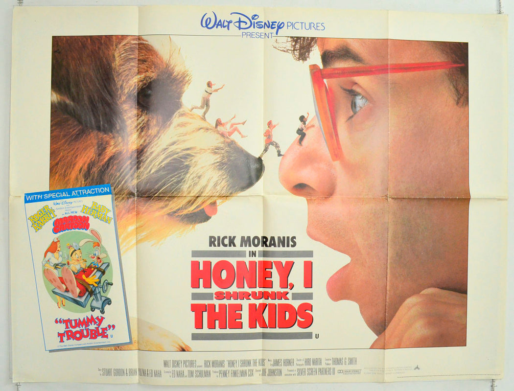 Honey, I Shrunk The Kids Original British Quad Poster - Film Poster - Movie Poster 