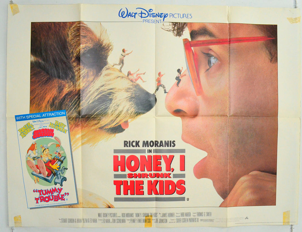 Honey, I Shrunk The Kids Original British Quad Poster - Film Poster - Movie Poster 