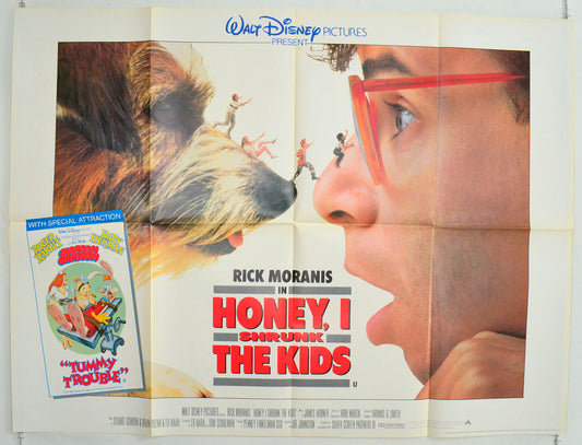 Honey, I Shrunk The Kids Original British Quad Poster - Film Poster - Movie Poster 