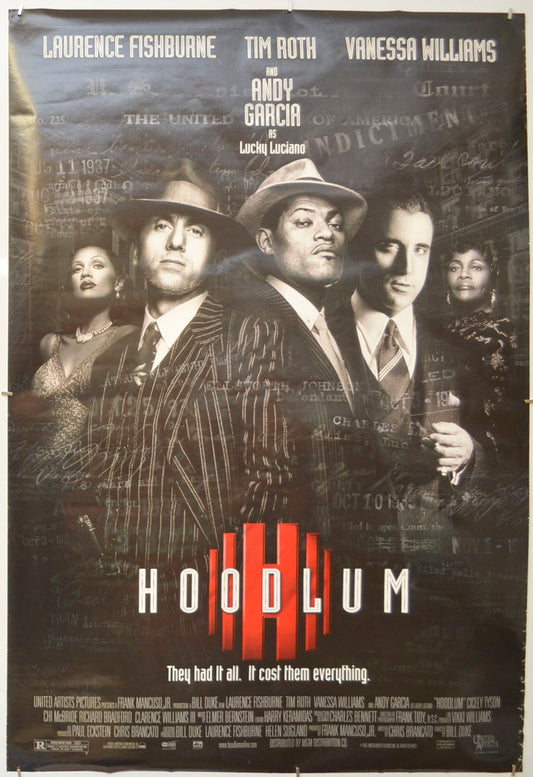 Hoodlum (Version 2) Original One Sheet Poster - Film Poster - Movie Poster