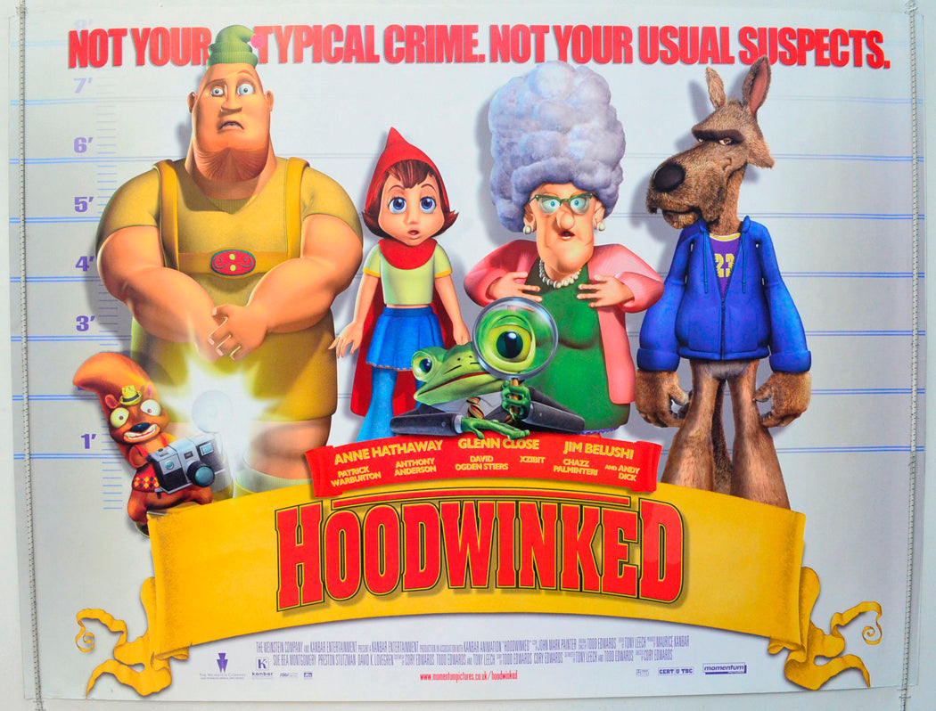 Hoodwinked Original British Quad Poster - Film Poster - Movie Poster 