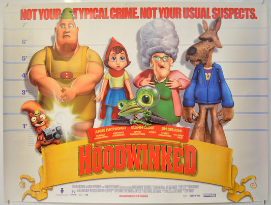 Hoodwinked  Original Quad Poster - Film Poster - Movie Poster