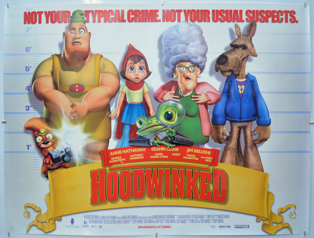 Hoodwinked - Original Quad Poster - Film Poster - Movie Poster