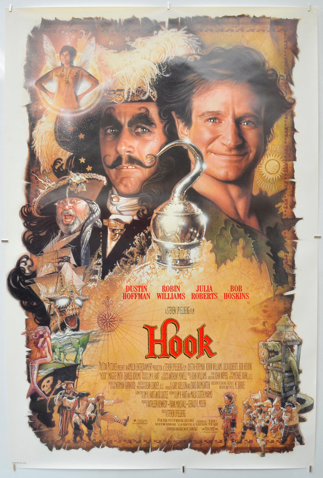 Hook Original One Sheet Poster - Film Poster - Movie Poster