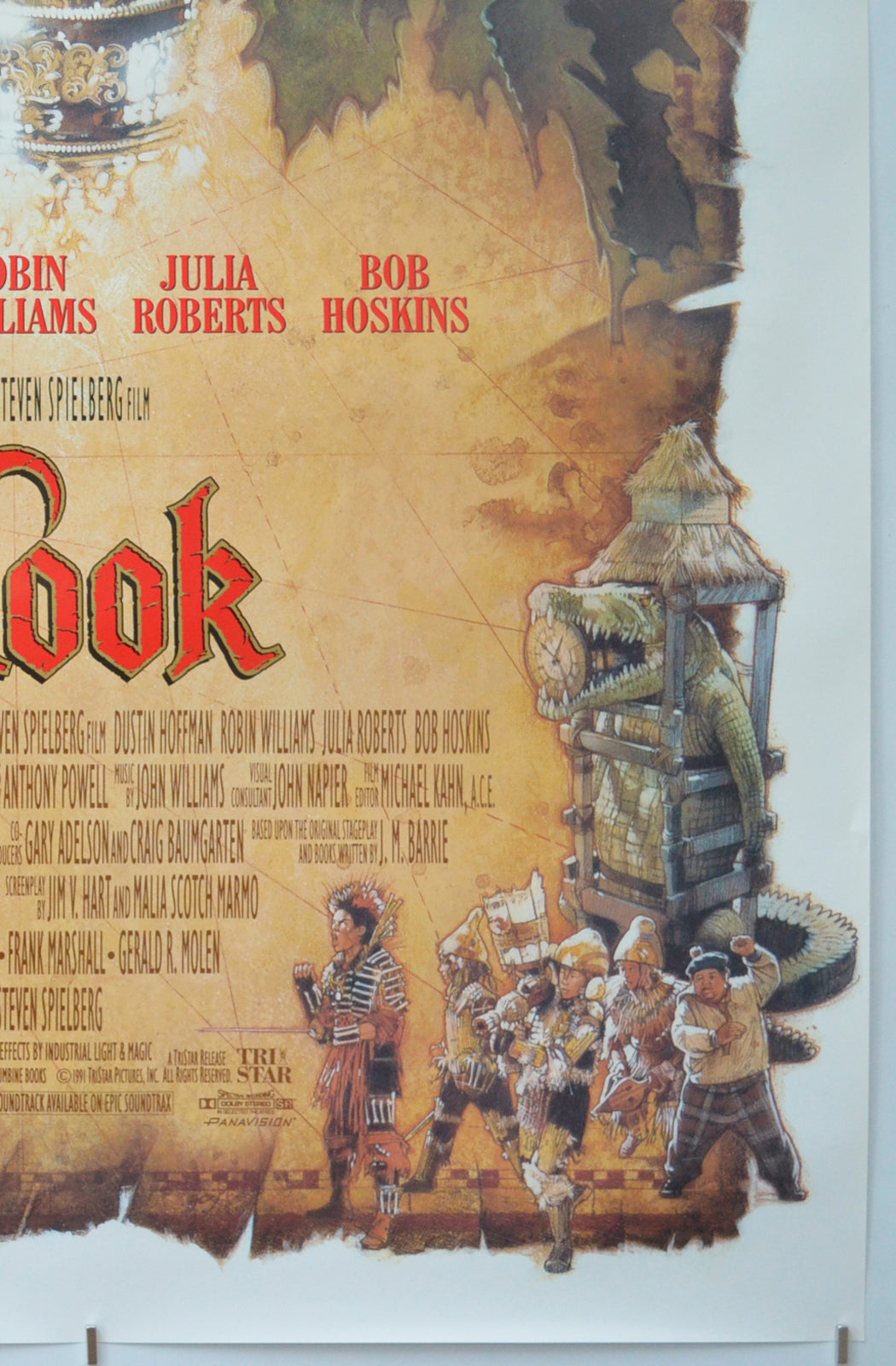 HOOK (Bottom Right) Cinema One Sheet Movie Poster 