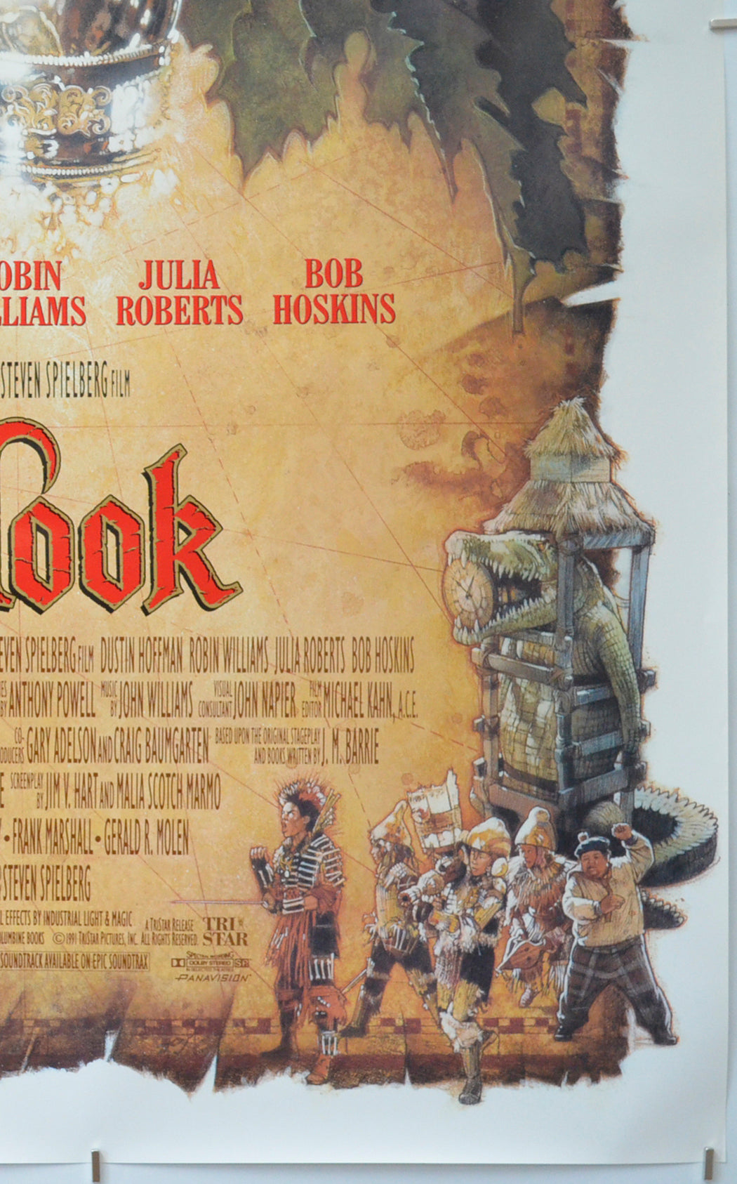 HOOK (Bottom Right) Cinema One Sheet Movie Poster 