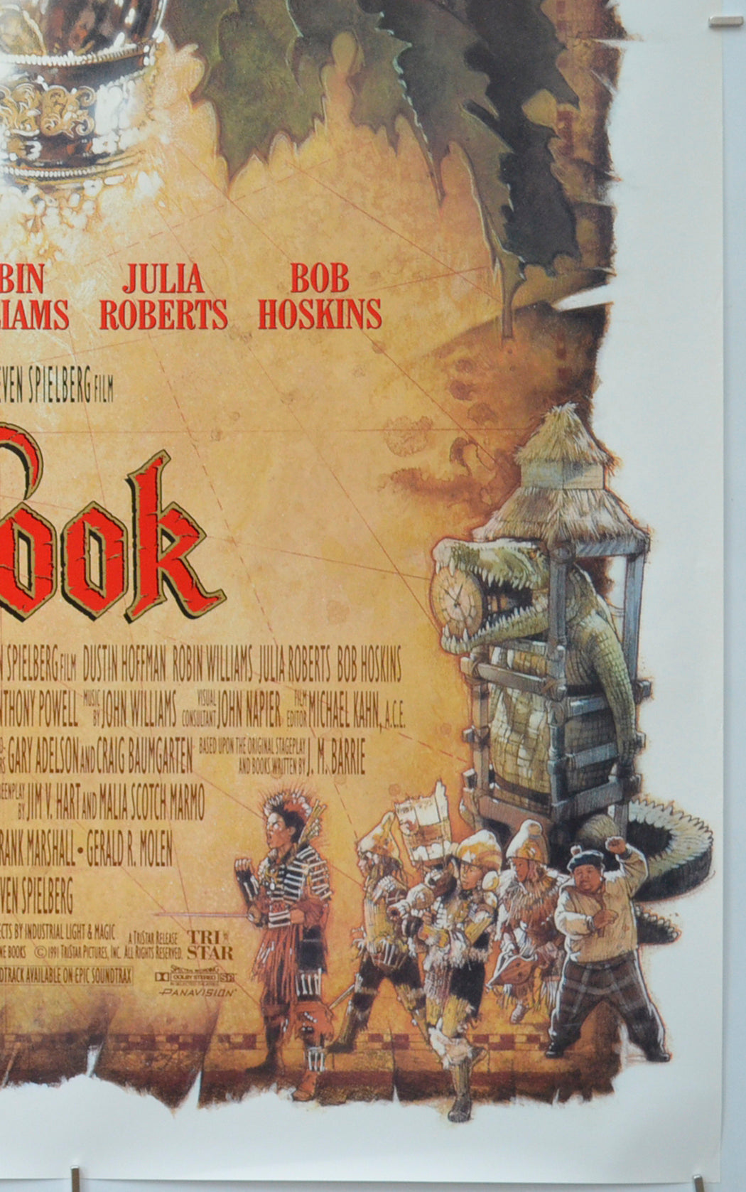 HOOK (Bottom Right) Cinema One Sheet Movie Poster 