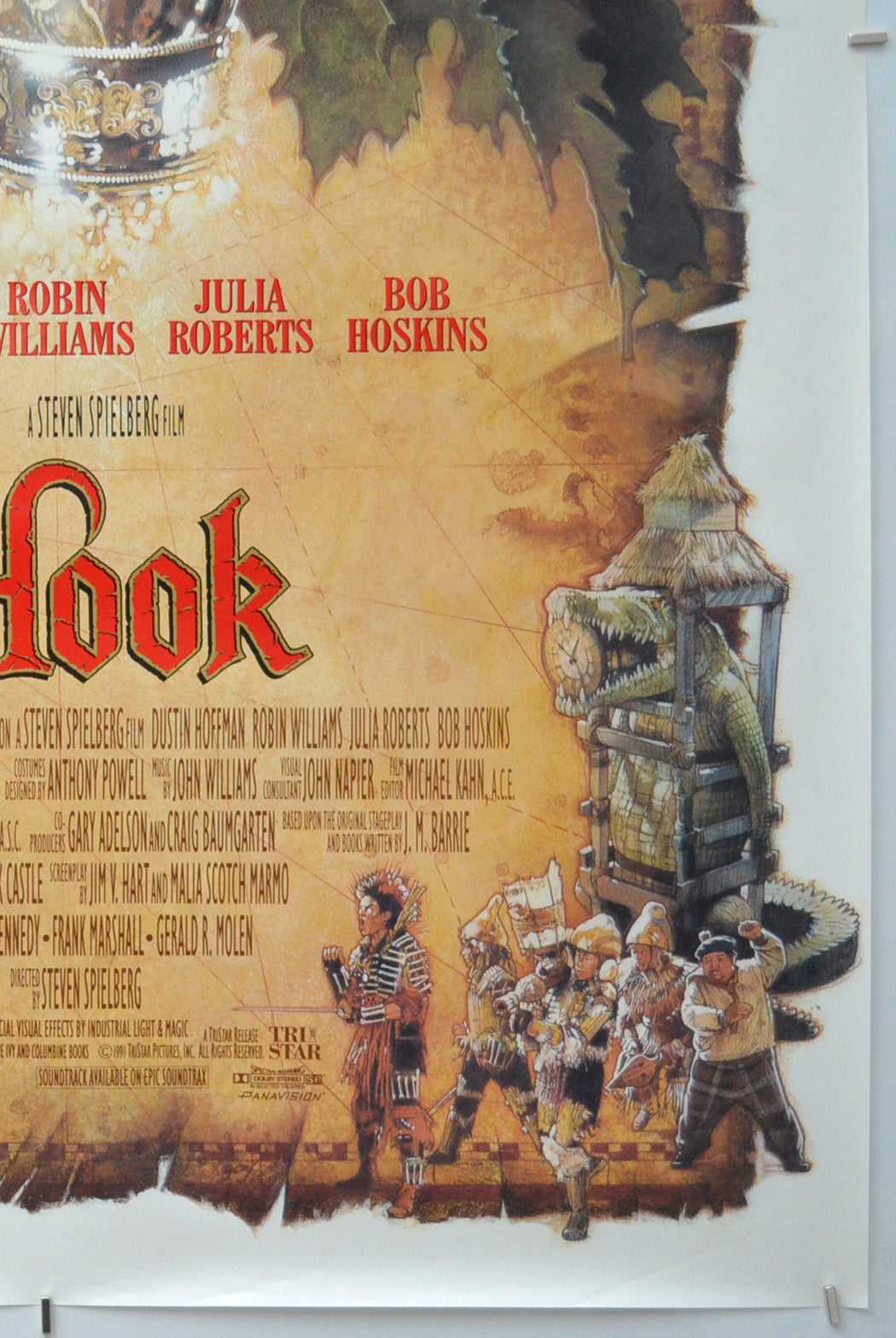 HOOK (Bottom Right) Cinema One Sheet Movie Poster 