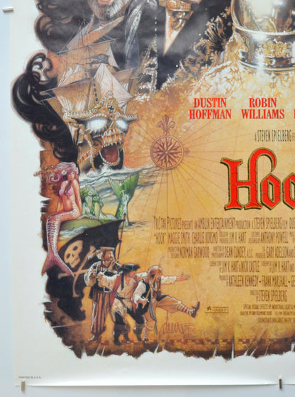 HOOK (Bottom Left) Cinema One Sheet Movie Poster 