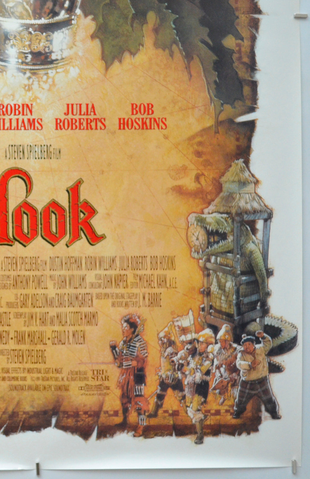 HOOK (Bottom Right) Cinema One Sheet Movie Poster 