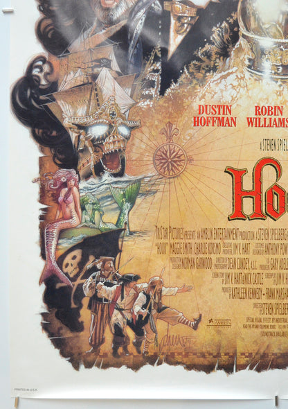 HOOK (Bottom Left) Cinema One Sheet Movie Poster 