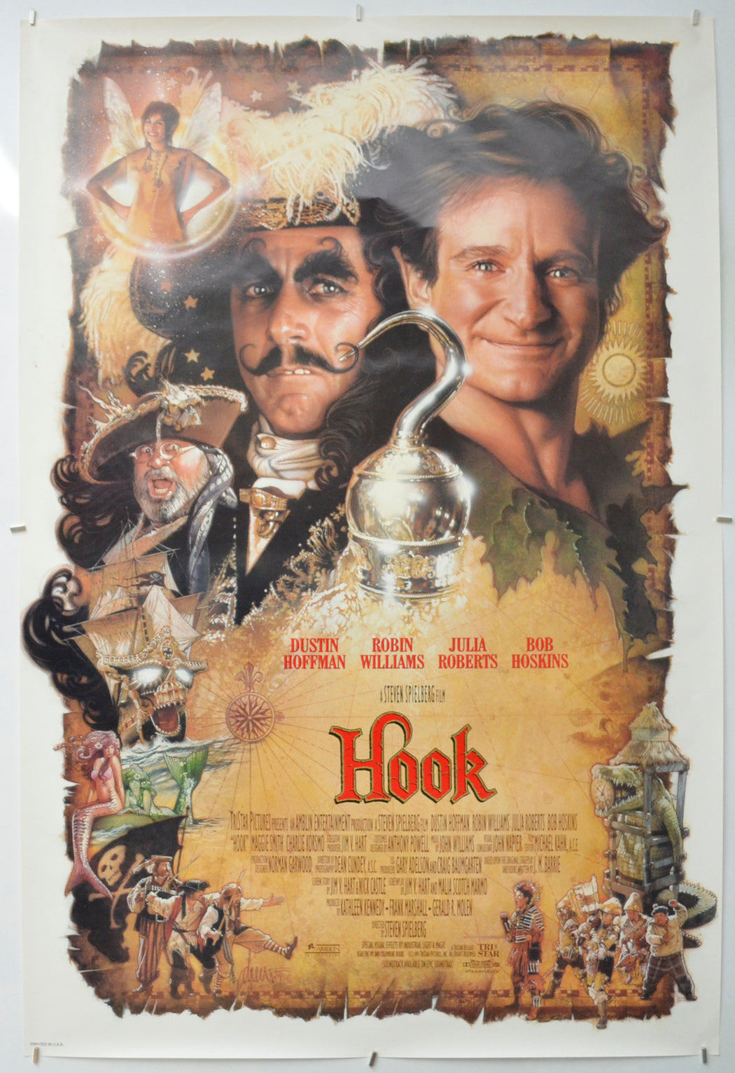 Hook Original One Sheet Poster - Film Poster - Movie Poster