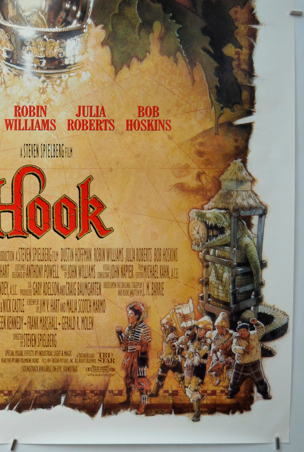 HOOK (Bottom Right) Cinema One Sheet Movie Poster 