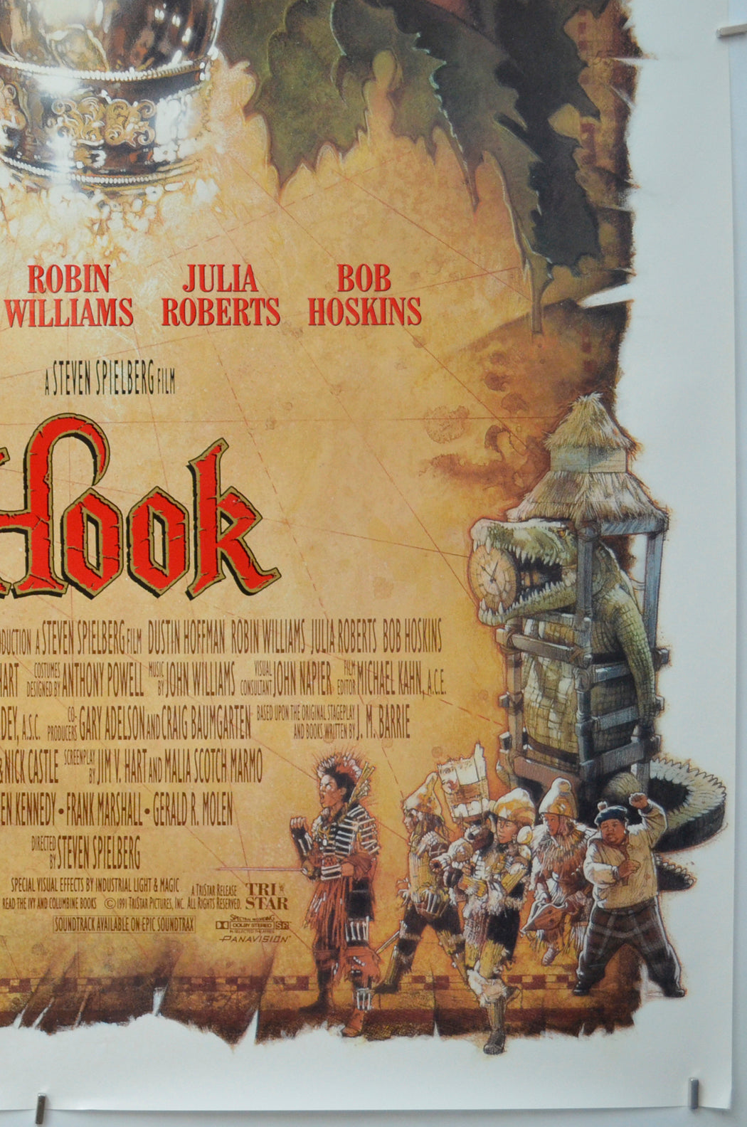 HOOK (Bottom Right) Cinema One Sheet Movie Poster 