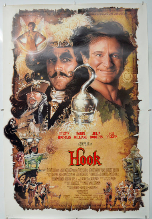 Hook Original One Sheet Poster - Film Poster - Movie Poster