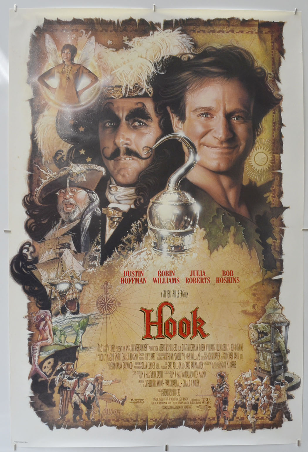 Hook Original One Sheet Poster - Film Poster - Movie Poster