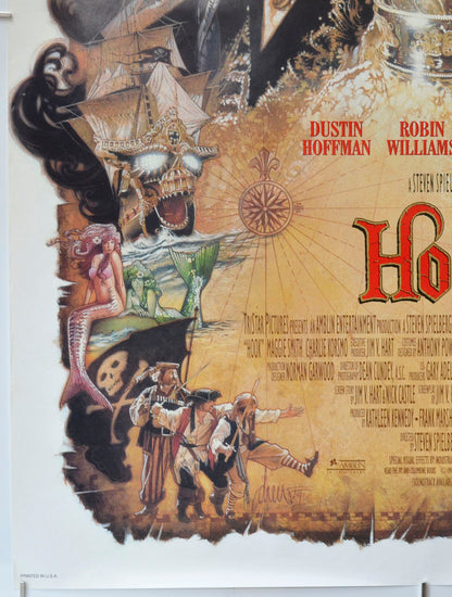 HOOK (Bottom Left) Cinema One Sheet Movie Poster 