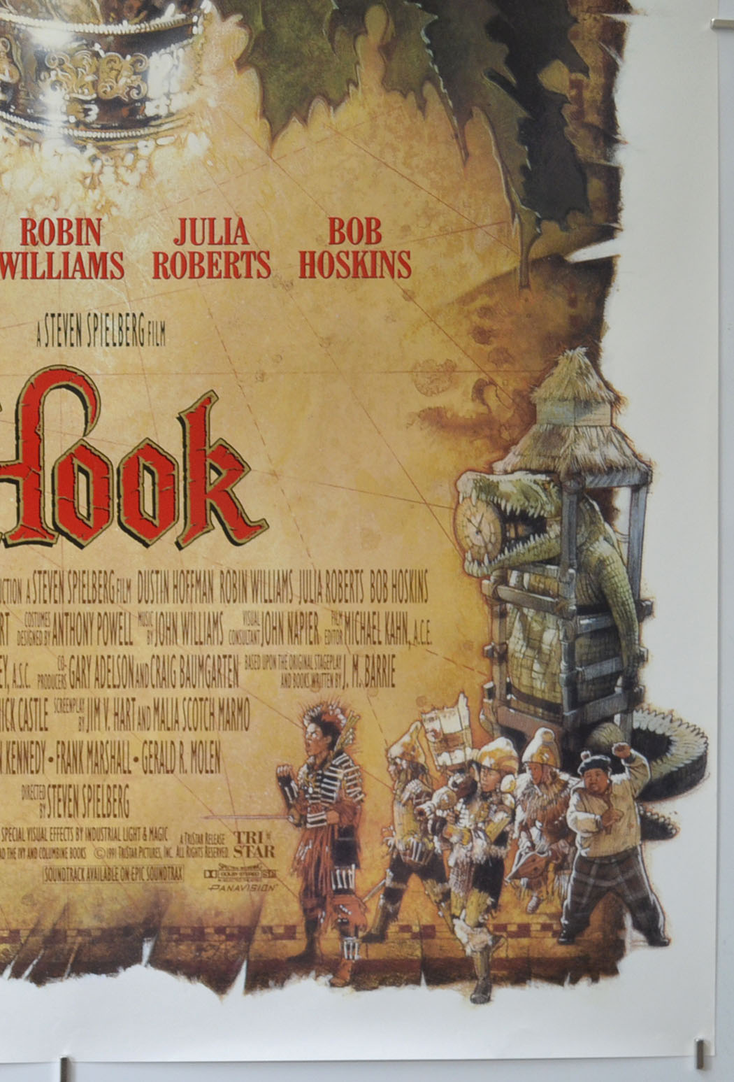 HOOK (Bottom Right) Cinema One Sheet Movie Poster 