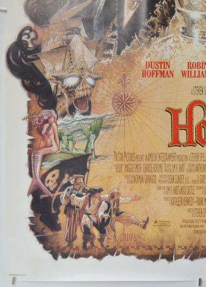 HOOK (Bottom Left) Cinema One Sheet Movie Poster 