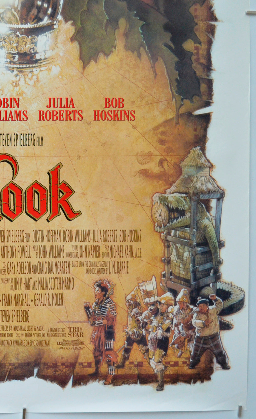 HOOK (Bottom Right) Cinema One Sheet Movie Poster 