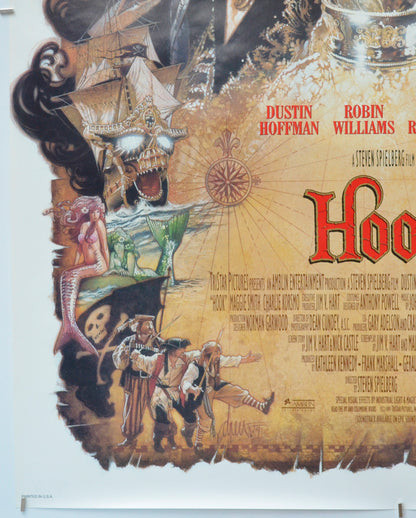 HOOK (Bottom Left) Cinema One Sheet Movie Poster 