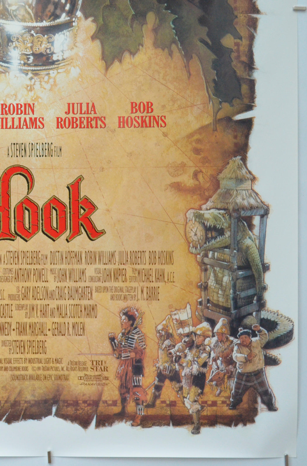 HOOK (Bottom Right) Cinema One Sheet Movie Poster 