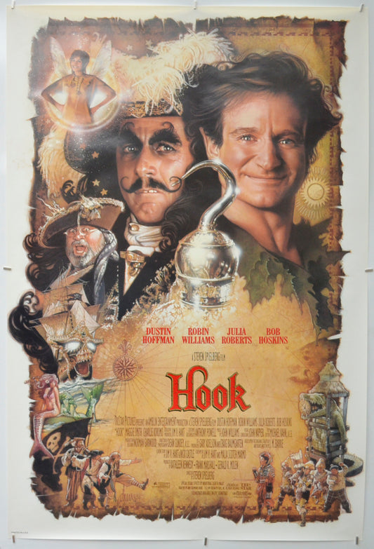 Hook - Original One Sheet Poster - Film Poster - Movie Poster