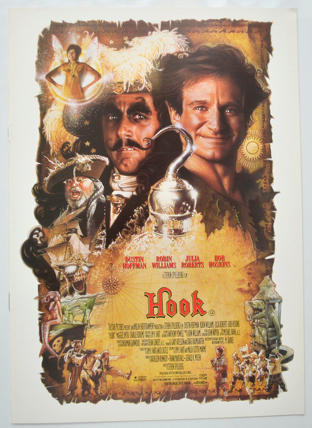 Hook Original 8 Page Cinema Exhibitors Campaign Pressbook (UK)