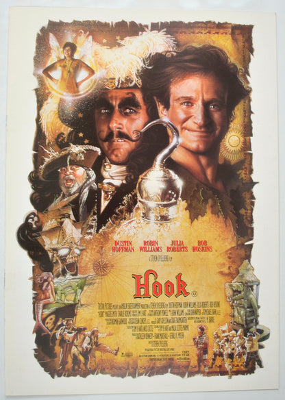 Hook Original 8 Page Cinema Exhibitors Campaign Pressbook (UK)