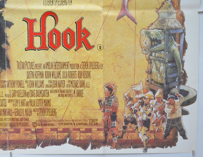 HOOK (Bottom Right) Cinema Quad Movie Poster 