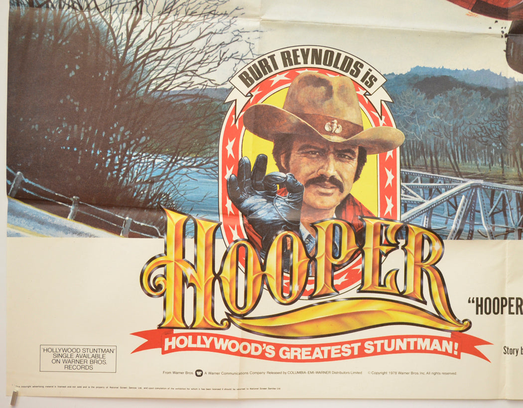 HOOPER (Bottom Left) Cinema Quad Movie Poster 