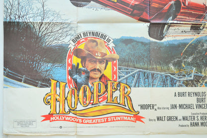 HOOPER (Bottom Left) Cinema Quad Movie Poster 