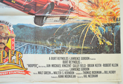 HOOPER (Bottom Right) Cinema Quad Movie Poster 