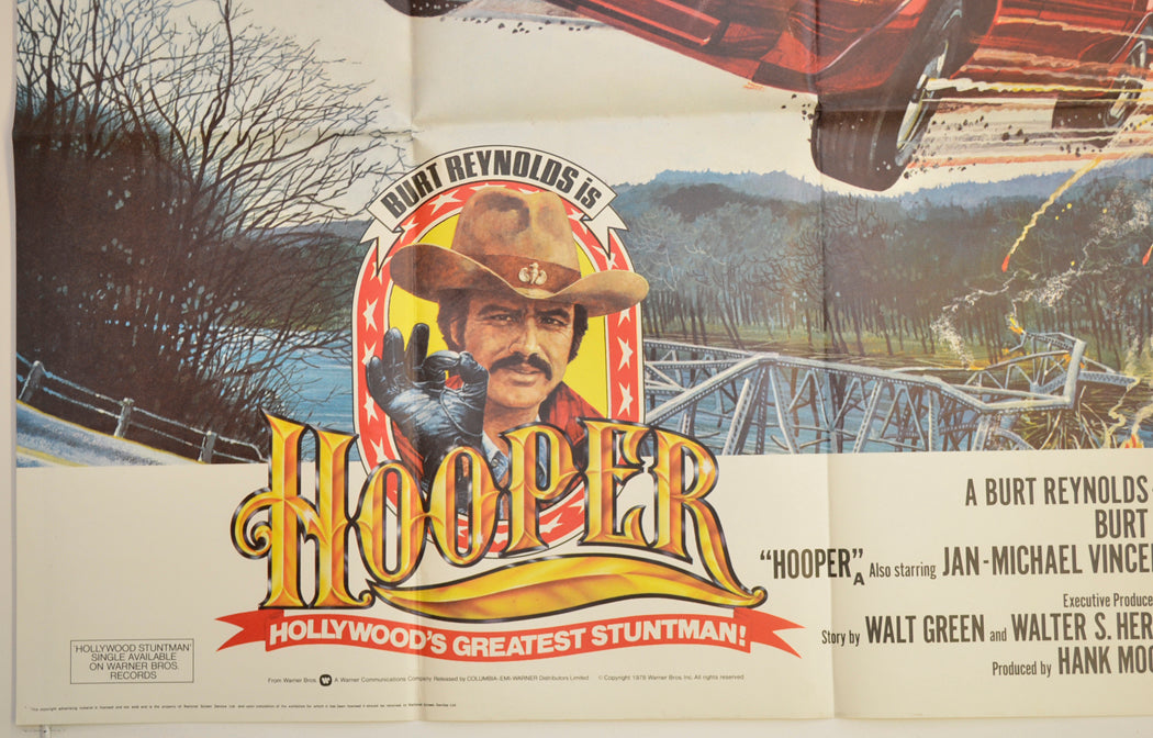 HOOPER (Bottom Left) Cinema Quad Movie Poster 