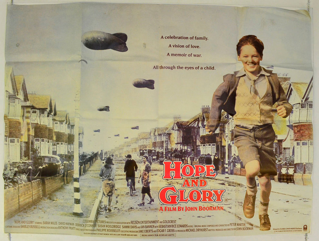 Hope And Glory Original British Quad Poster - Film Poster - Movie Poster 