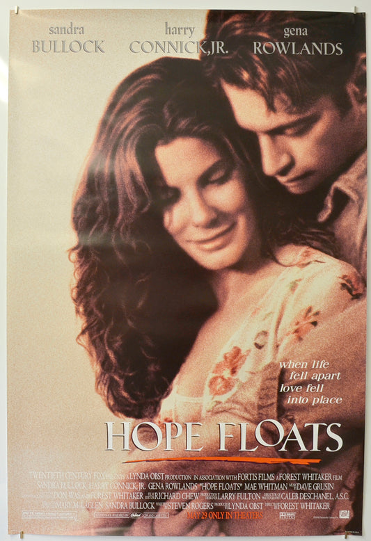 Hope Floats  Original One Sheet Poster - Film Poster - Movie Poster