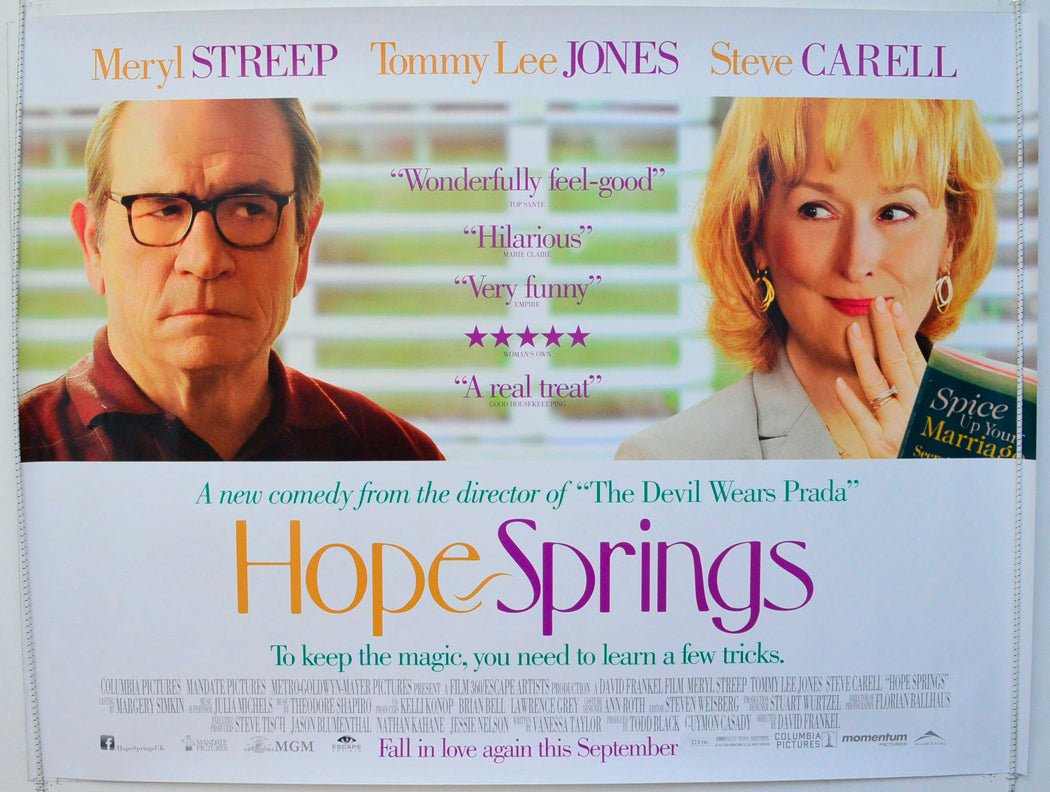 Hope Springs Original British Quad Poster - Film Poster - Movie Poster 