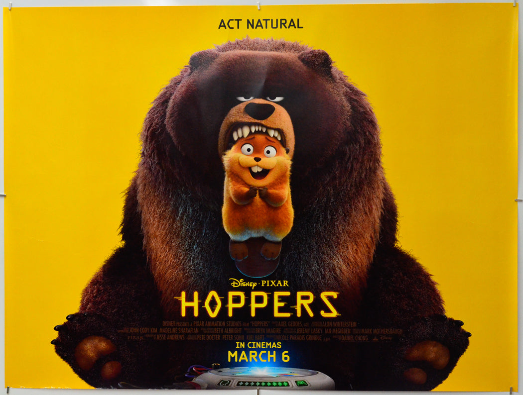 Hoppers - Original Quad Poster - Film Poster - Movie Poster