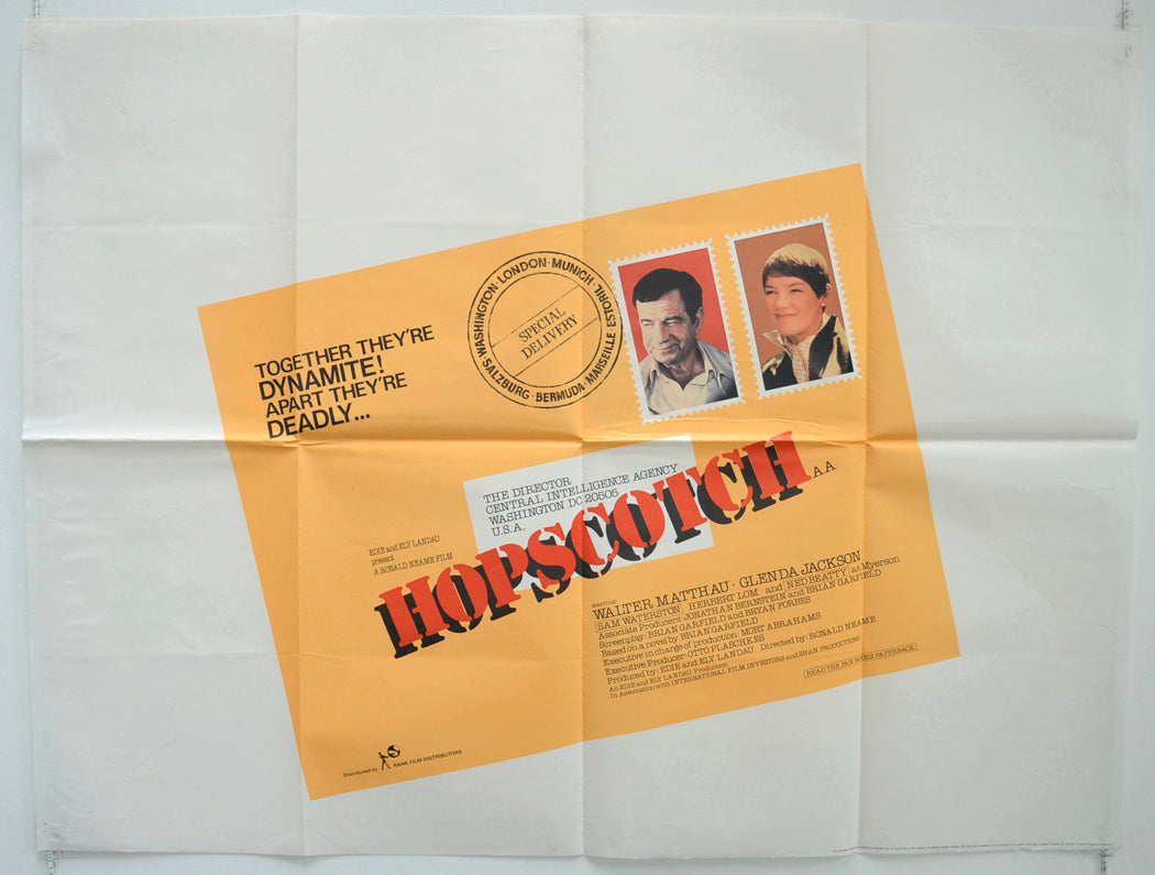 Hopscotch  Original British Quad Poster - Film Poster - Movie Poster 