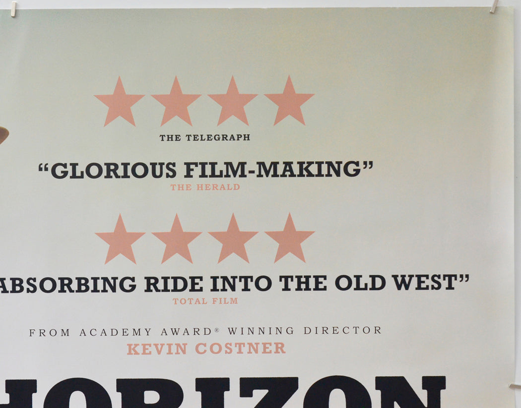 Horizon: An American Saga Chapter 1 (Top Right) Cinema Quad Movie Poster 