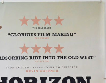 Horizon: An American Saga Chapter 1 (Top Right) Cinema Quad Movie Poster 