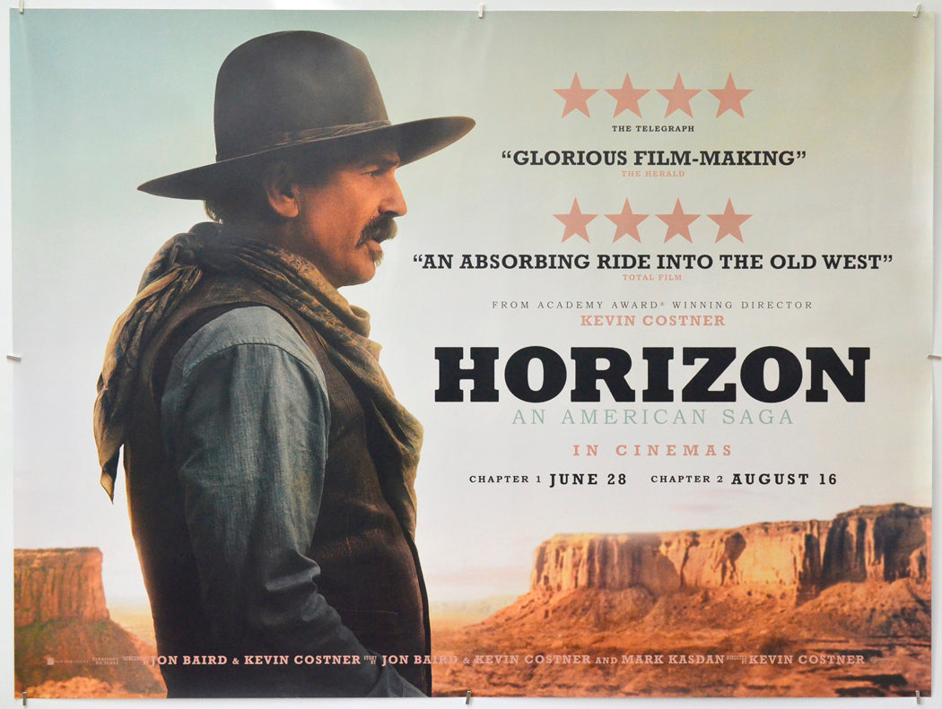 Horizon: An American Saga Chapter 1 - Original Quad Poster - Film Poster - Movie Poster