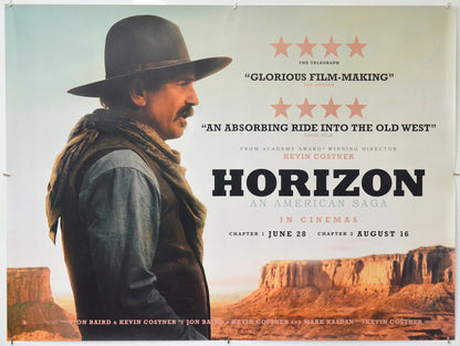 Horizon: An American Saga Chapter 1 - Original Quad Poster - Film Poster - Movie Poster