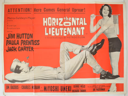 The Horizontal Lieutenant Original Quad Poster - Film Poster - Movie Poster  